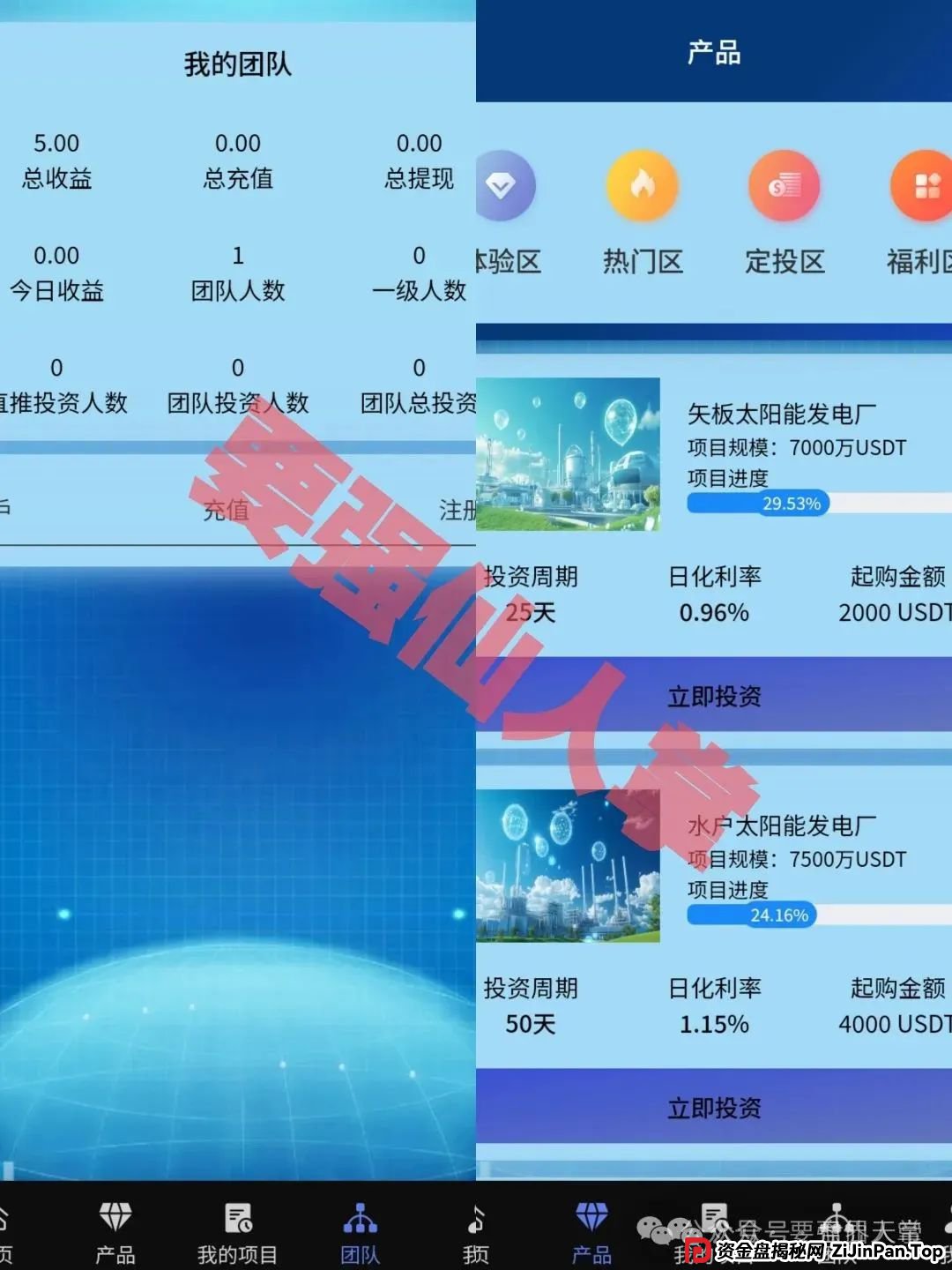 【韦能能源】分红资金盘骗局曝光，就是个套牌盘子，活不了多久了